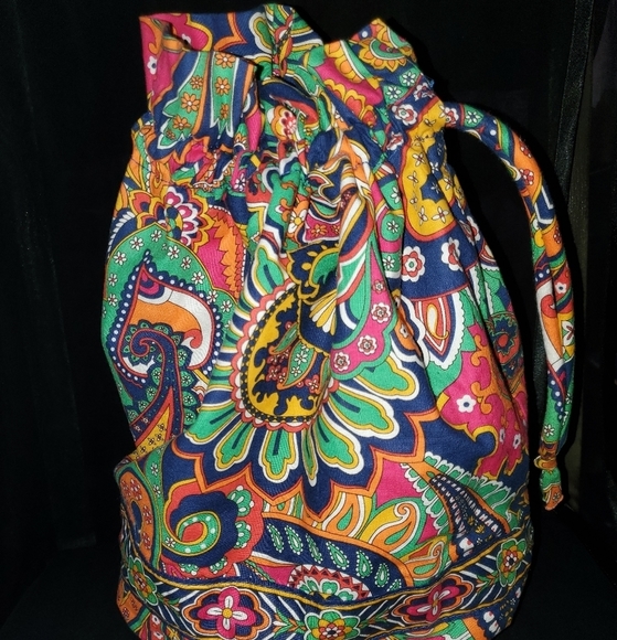 Vera Bradley Handbags - Vera Bradley Venetian Petals Drawstring bag NWOT